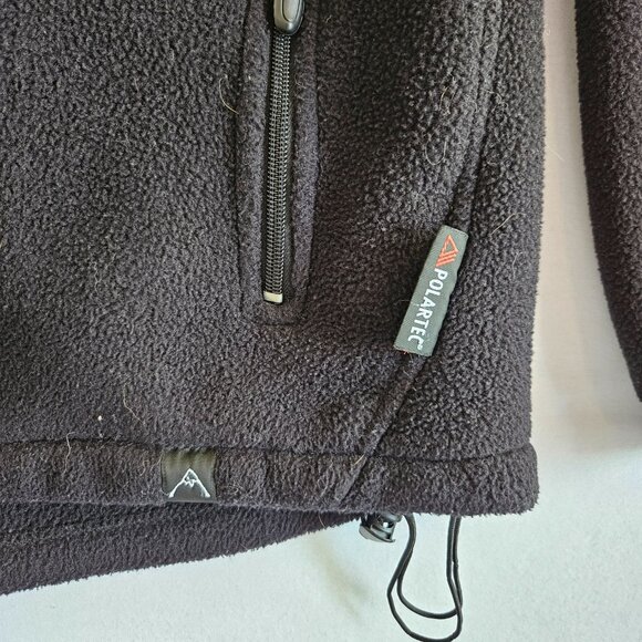 Avalanche Full Zip Polartec Fleece Jacket Black Mens L - Picture 2 of 7